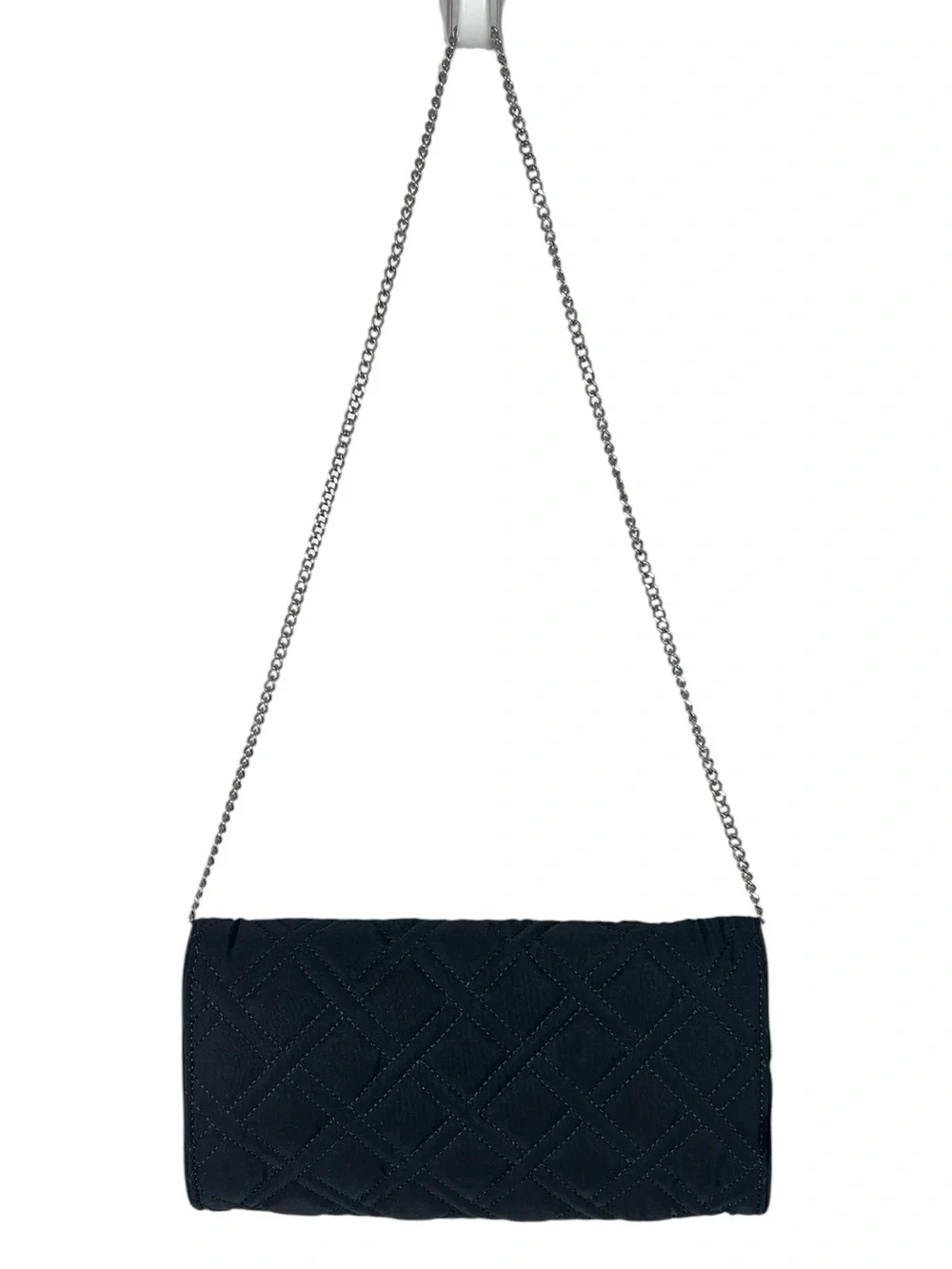 Vera Bradley Celebration Clutch Midnight Blossoms Quilted Chain Crossbody NWT